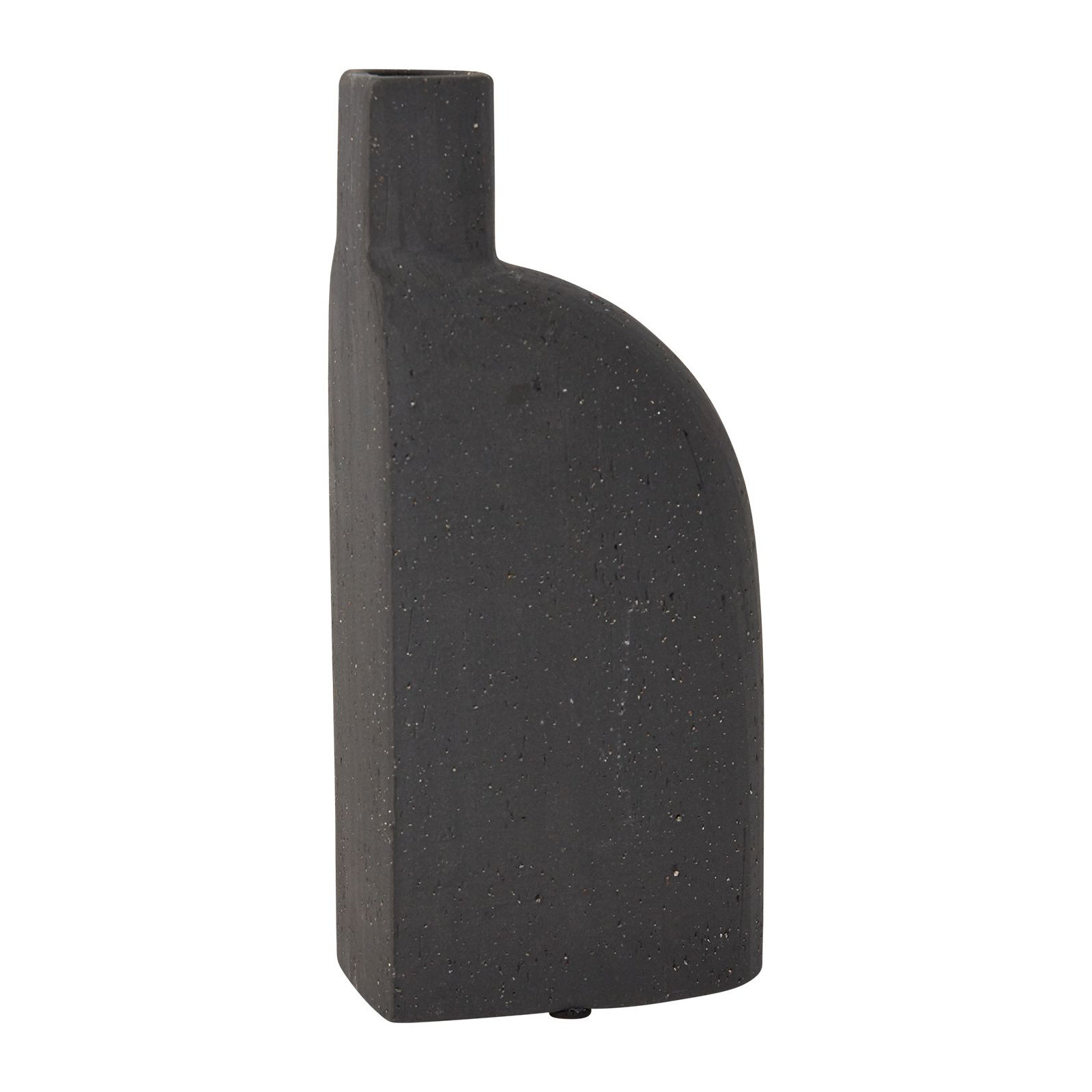 8.75'' Handmade Ceramic Table Vase, Black