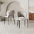 Modern Dining Table Chairs, Faux Leather,Not Assembled Need-1335905619-1340584338