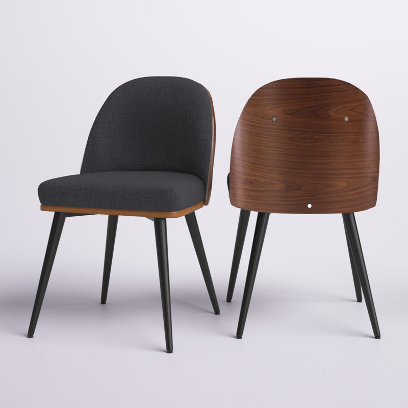 Chaise de salle à manger Ayvianna, Gris foncé