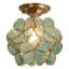 Plafonnier près du vitrail style pétales de fleurs pour décoration intérieure Tiffany (fleur de cerisier de 8 po)-116098719
