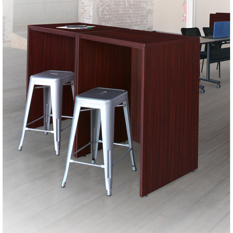 Nebih Stand Up Desk, Mahogany