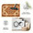 Caramel Vintage Charm carpet-easy to clean, machine-washable, soft and comfortable; suitable for door mats, kitchens, living rooms, bedrooms, corridors, and laundry areas. Easy to clean, durable carpet for home decoration.-496670730