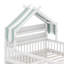 Lit de maison avec tablette de tête de lit et auvent, cadre de lit de maison en bois avec garde-corps de sécurité-125980772-125980771