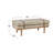 Azayvion Upholstered Bench with Wood Base-91751754