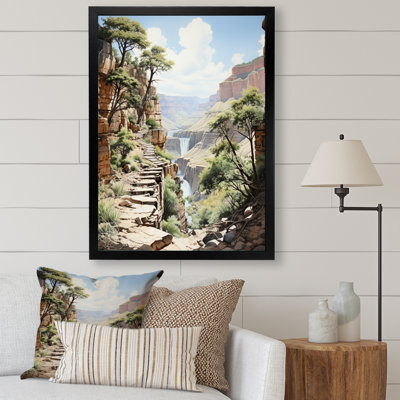 Canyon Serenading Shadows Landscape I - impression