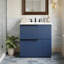Meuble-lavabo de 30 po avec lavabo en céramique et 2 tiroirs-280531714