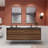 Vickye 72" Double Sink Bathroom Vanity Set-1250094443