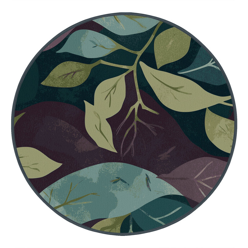 Moonlit Silhouettes Rug, Round 7'