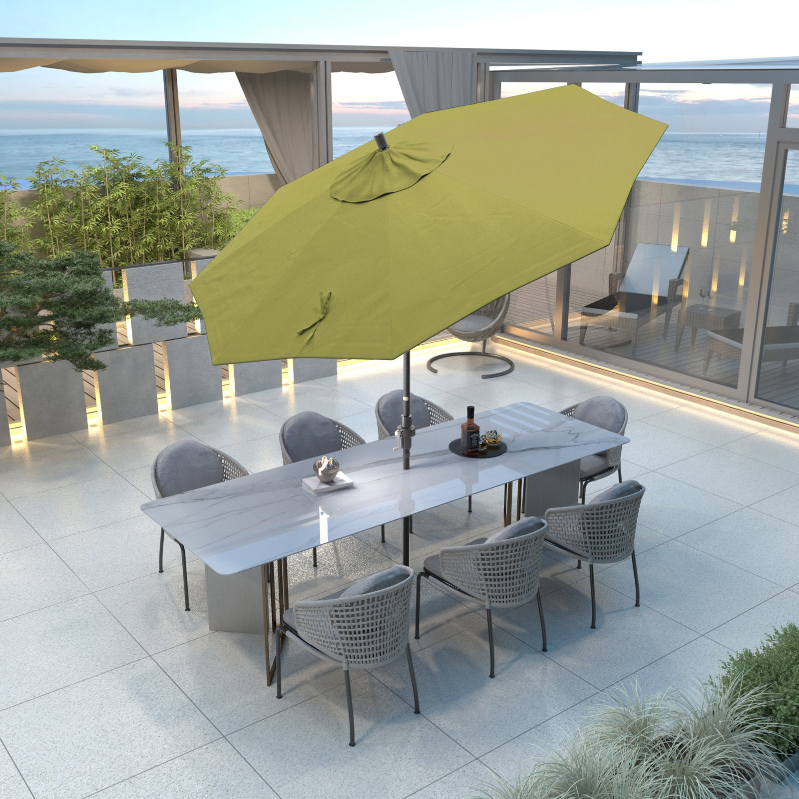 108'' Sunbrella® Outdoor Umbrella, Macaw