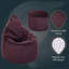 Velvet Bean Bag Chair-417732029