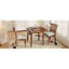 Ensembles de table de salle à manger en bois brun peu encombrants, extensibles et compacts pour une salle à manger moderne