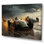 Jaune et noir, Grand Prix, voiture de course III, art mural