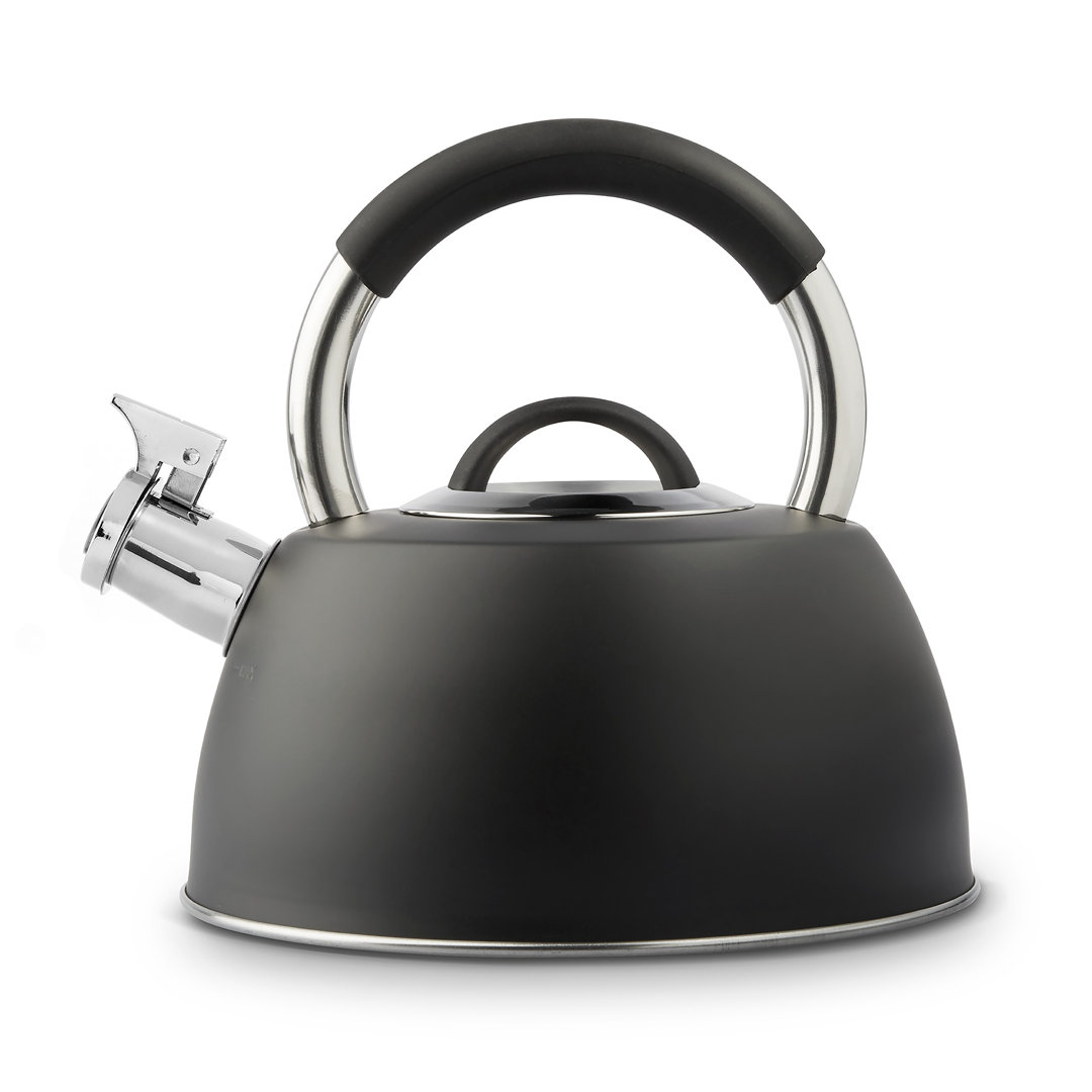VonShef 2.5L Stainless Steel Whistling Stovetop Tea Kettle