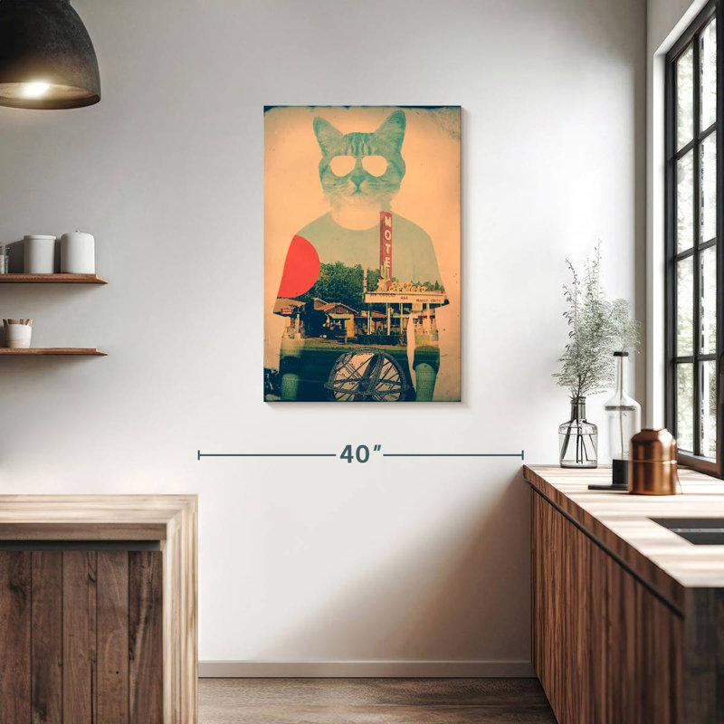 Brampt Cool Cat Vintage, 36" H x 24" W