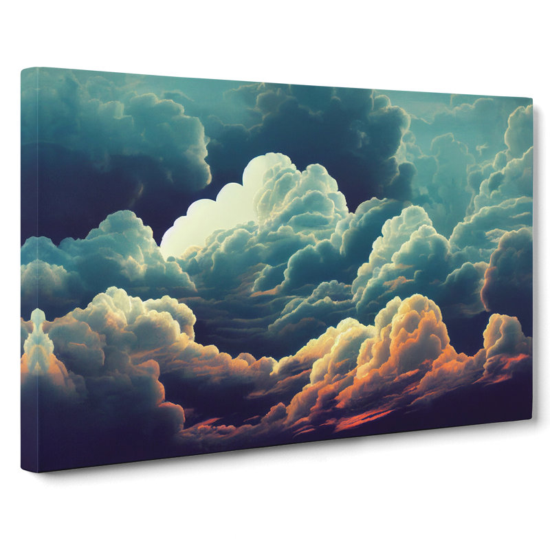Sunlight On The Clouds - Wrapped Canvas