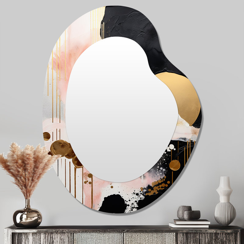 Miroir mural asymétrique Golden