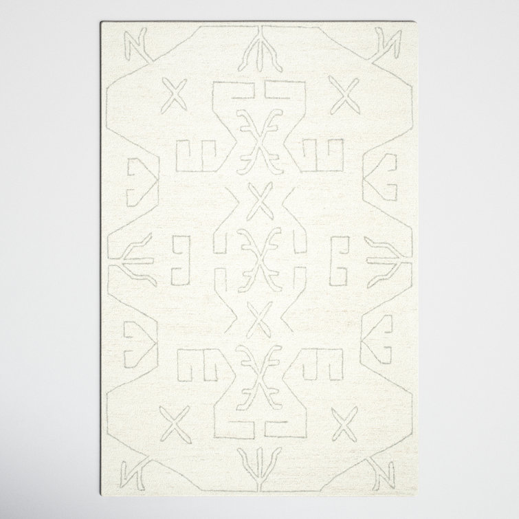 Milada Wool Ivory/Gray Rug