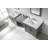 Estate 102 " W Freestanding Standard Free Standing 2 Double Vanity Bathroom Vanity With Quartz Top-256036334