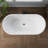 67'' Freestanding Tub Acrylic Soaking Bathtub