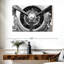 Impression sur toile d'hélice d'avion-482348457