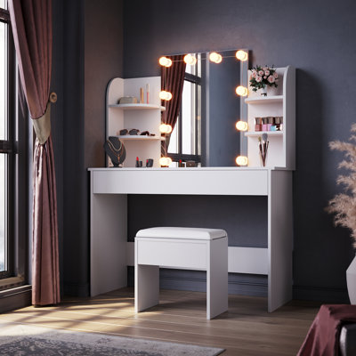 Sehana Dressing Table with Mirror