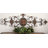 Patil 53" x 18" Brown Metal Rustic Wall Décor