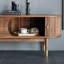 Meuble télé minimaliste en bois massif de style rétro-108567247