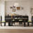 Creative solid wood dining table-109602831