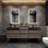 Golitz 79'' Double Bathroom Vanity with Stainless Steel Top-65239694