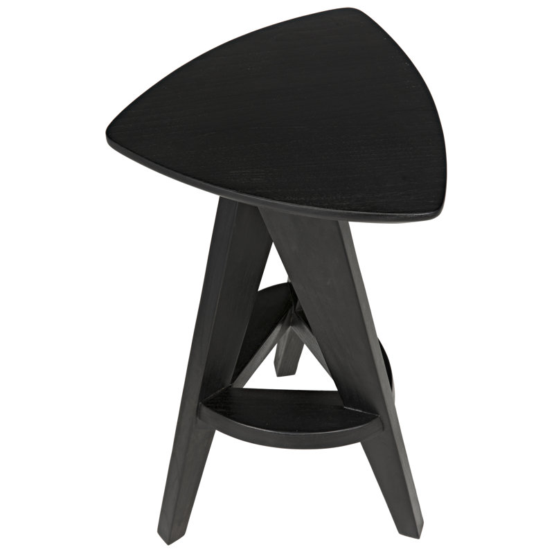 Twist Solid Wood Stool