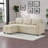 Morphew Upholstered 81.5 " Linen L-Shaped Loveseat-740105061
