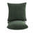 Decorative Compression Hunter Green Corduroy Square Throw Pillow Covers With Inserts-108211494
