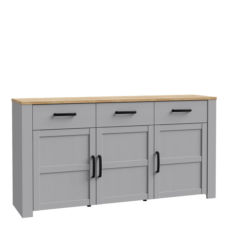 Whiteley 166cm Sideboard, Oak/Grey Oak