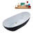 62.2'' x 28.3'' Freestanding Soaking Acrylic Bathtub-97552435