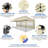 10'x30' Canopy Heavy Duty Pop Up Canopy Tent Outdoor Gazebo Shelter Waterproof Instant Commercial Tent with 8 Removable Sidewalls & 8 Sandbags & Roller Bag-114252772
