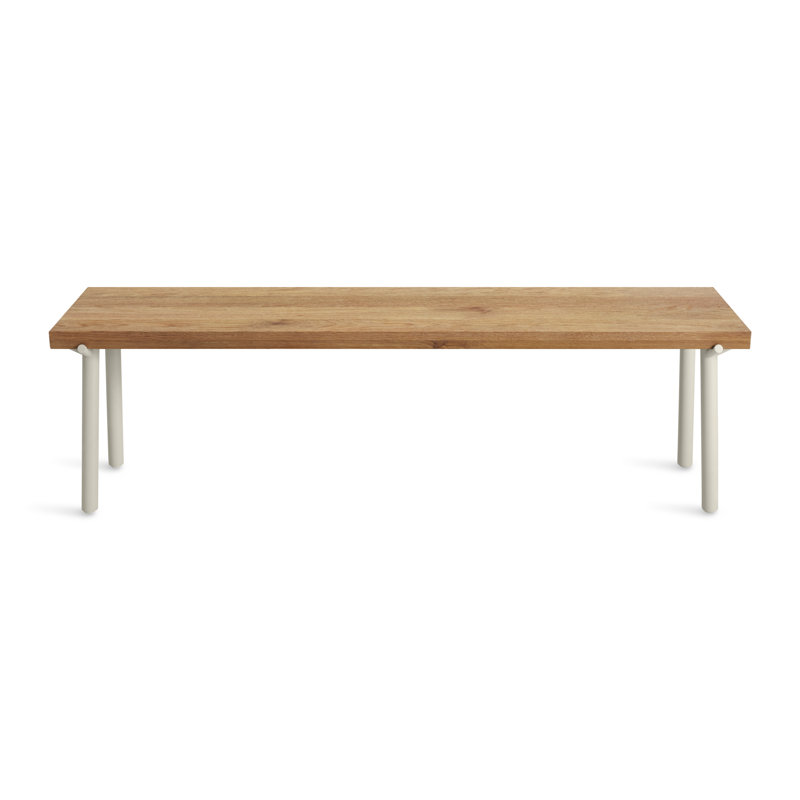 Branch Dining Bench, Oak, White