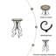 Table d'appoint d'extérieur