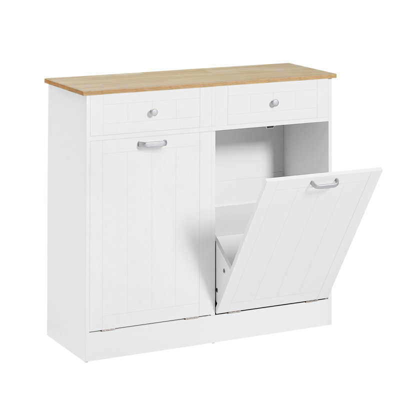 Armoire poubelle inclinable
