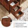 Cebollero Solid Wood 3 - Drawer End Table