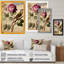Art victorien sur toile rose rétro-87369381-87369387