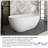x Soaking Plastic / Acrylic Bathtub
