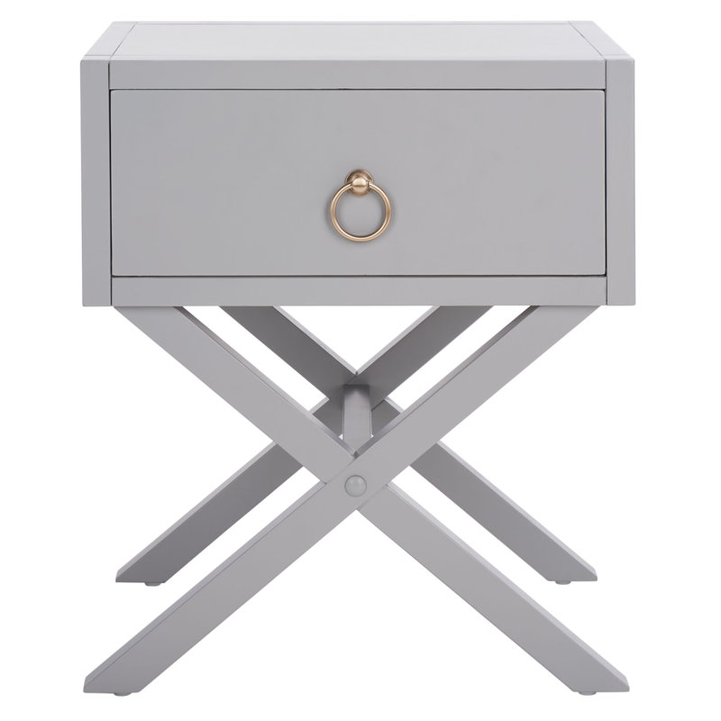 Commer 19.02'' W Nightstand, Gray