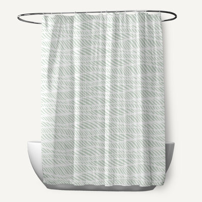 Rideau de douche simple Rolling Waves