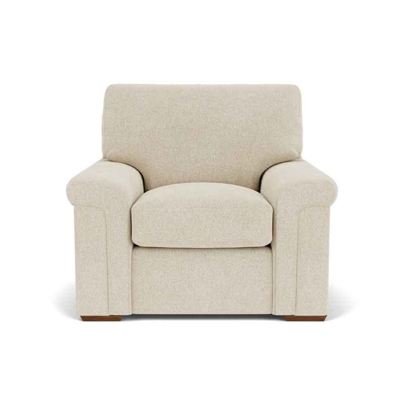 Chair And A Half, Light Beige Polypropylene/Olefin