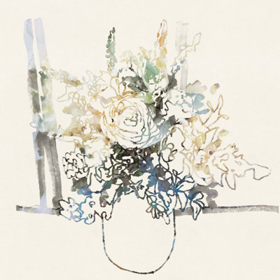 Modern Bouquet 1 Print by Rita Taverni