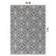 Pissouri Geometric Blue/Grey/Ivory Indoor / Outdoor Area Rug-833604826