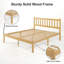 14 Inch Twin Bed Frame, Solid Wood Platform Bed Frame With Headboard, No Box Spring Needed, Noise-Free, Easy Assembly, Natural-1995319910