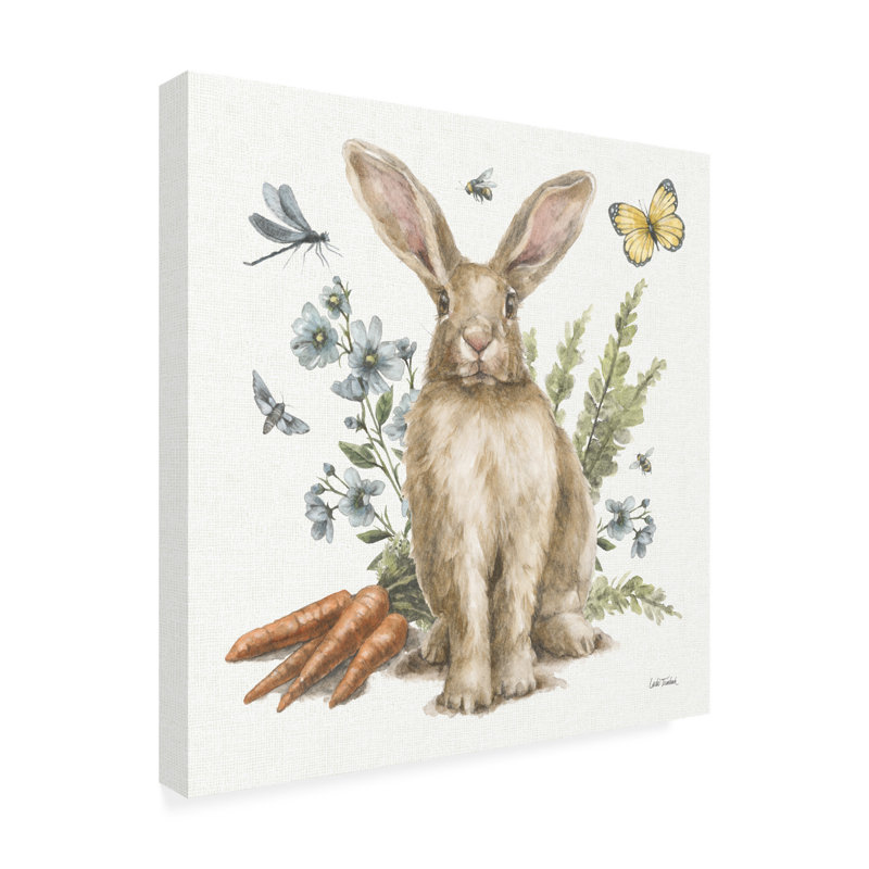 Art mural sur toile  Leslie Trimbach Garden Patch III, Taupe, H 35 po x l 35 po