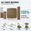 Table de pub pour terrasse en HDPE-2096456561