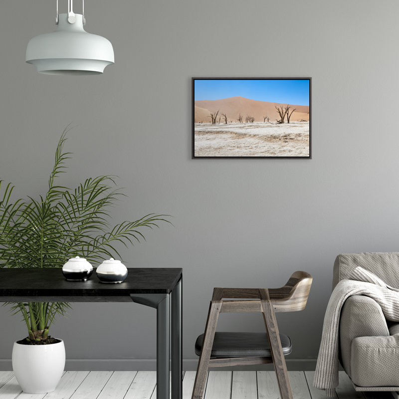 Namibian Skeleton Trees VII Print by Richard Silver, 25.75" H x 37.75" W, Image Brush Gel